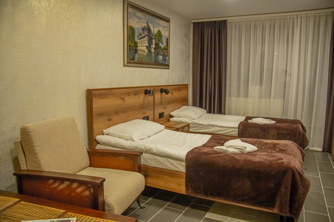 Двухместный (Комфорт двухместный) мини-отеля Grandrooms Достоевского, Мурманск