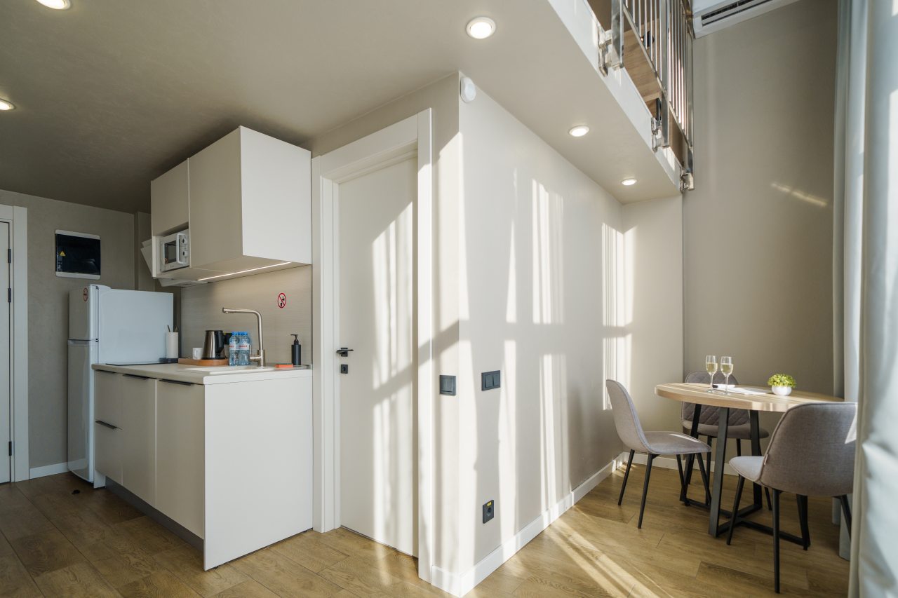 Студио (Студия с террасой), Апарт-отель Берег моря