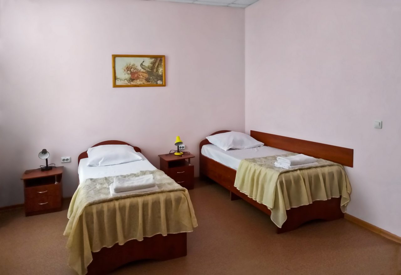 Двухместный (Койко-место в общем 2-местном стандарте) отеля SMART HOTEL KDO БАРАБИНСК