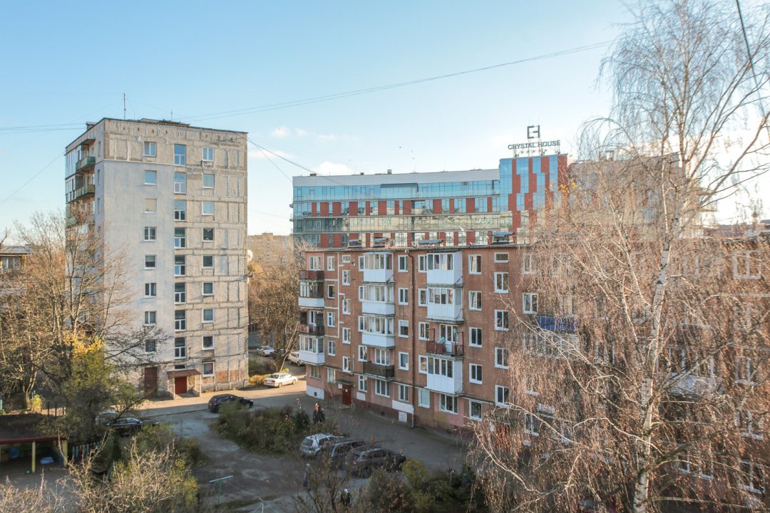 Вид на сад, Апартаменты В центре на Пролетарской