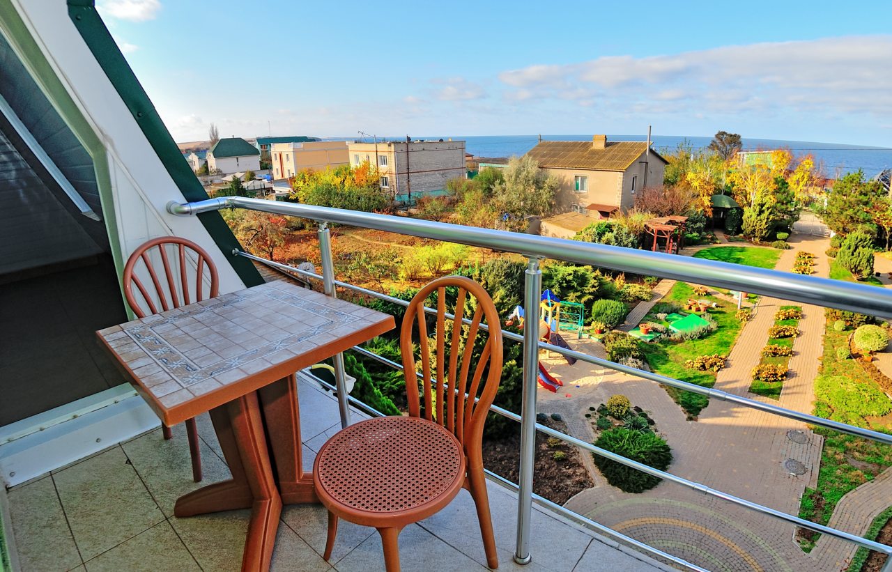 Двухместный (Комфорт однокомнатный с видом на море), Гостевой дом Райская Гавань