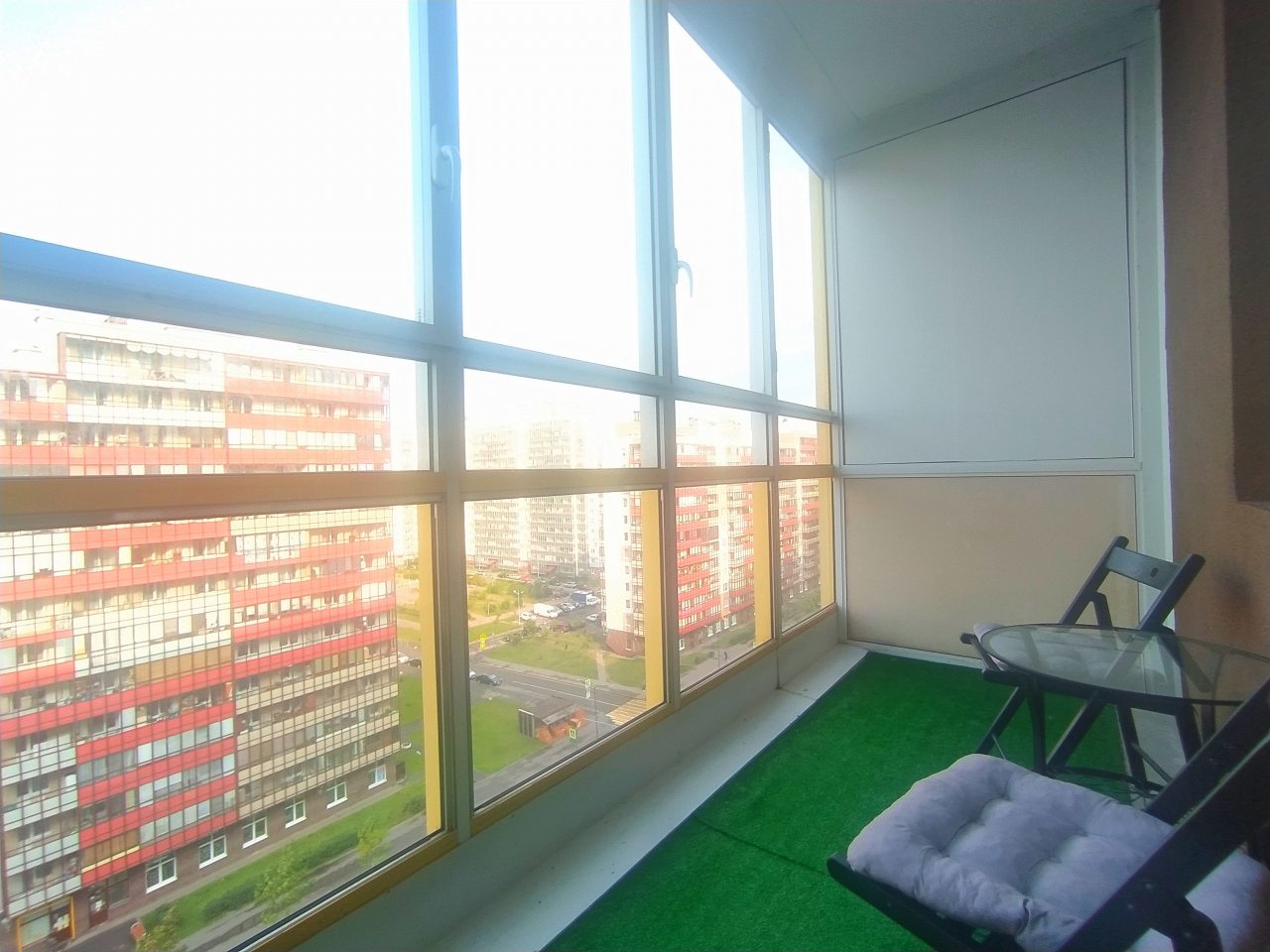 Апартаменты (Семейные с панорамным балконом), Апартаменты Квартира-студия 26 м2