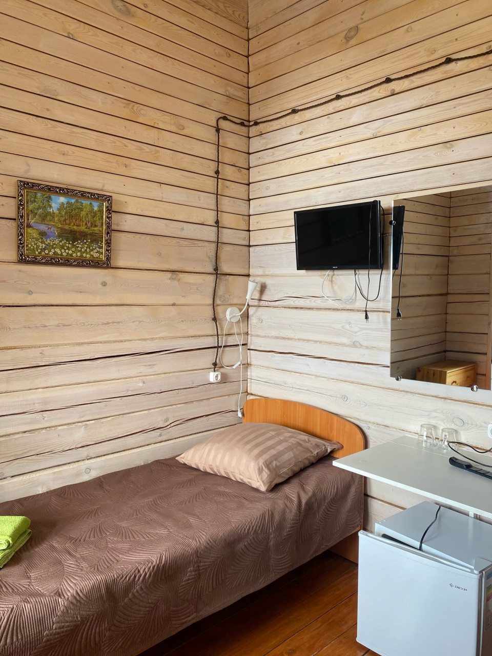 Двухместный (Стандартный номер с двумя отдельными кроватями и видом на Байкал), Гостевой дом Гавань Листвянка