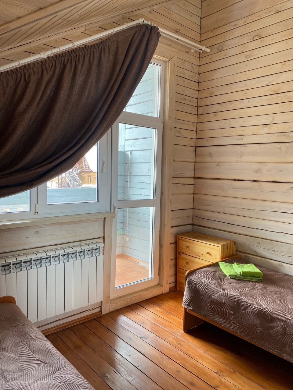 Двухместный (Стандартный номер с двумя отдельными кроватями и видом на Байкал), Гостевой дом Гавань Листвянка