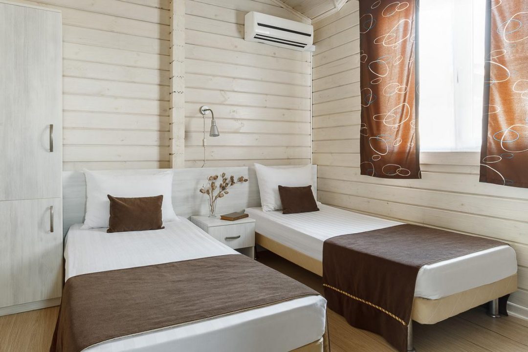 Двухместный (Стандарт 2-х местный (доп место для ребенка с 3 до 9 лет)) дома отдыха  Pontos Family Resort Zarya, Анапа