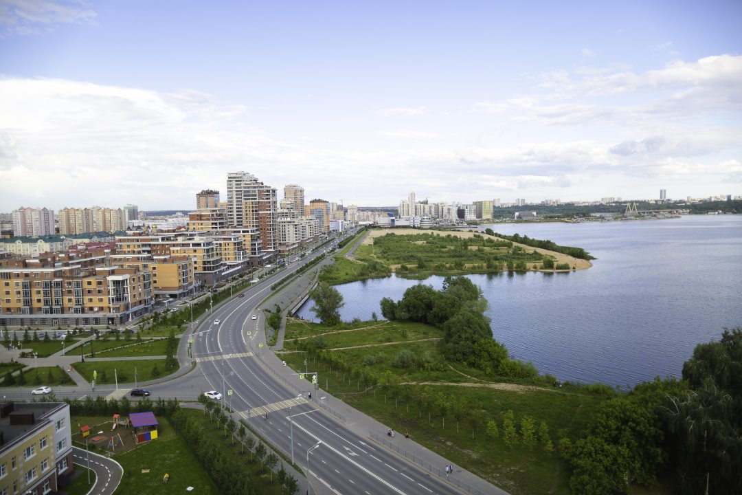 вид с окна. Апартаменты Panorama of Kazan