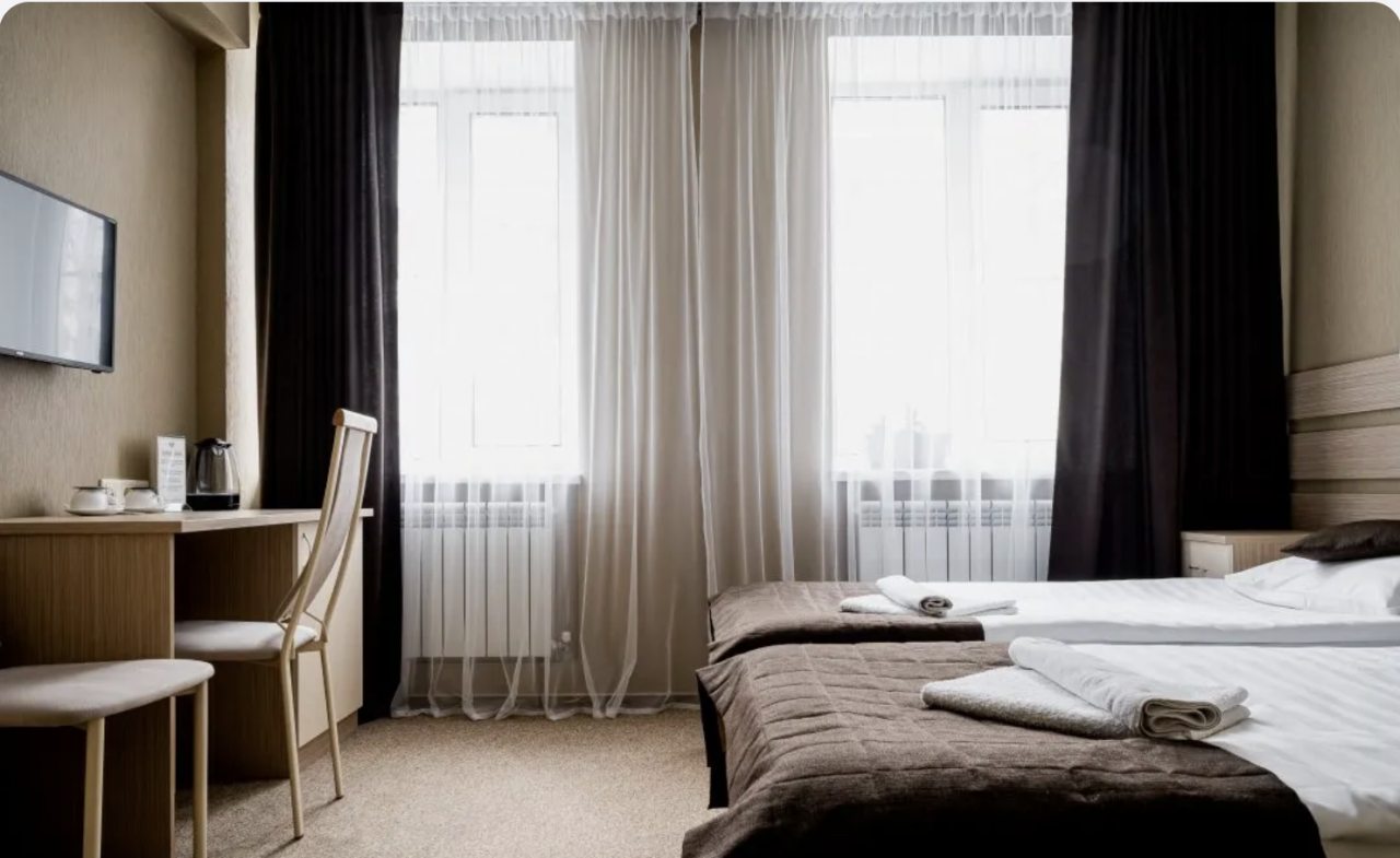 Двухместный (Комфорт с односпальными кроватями), Отель Покровка25