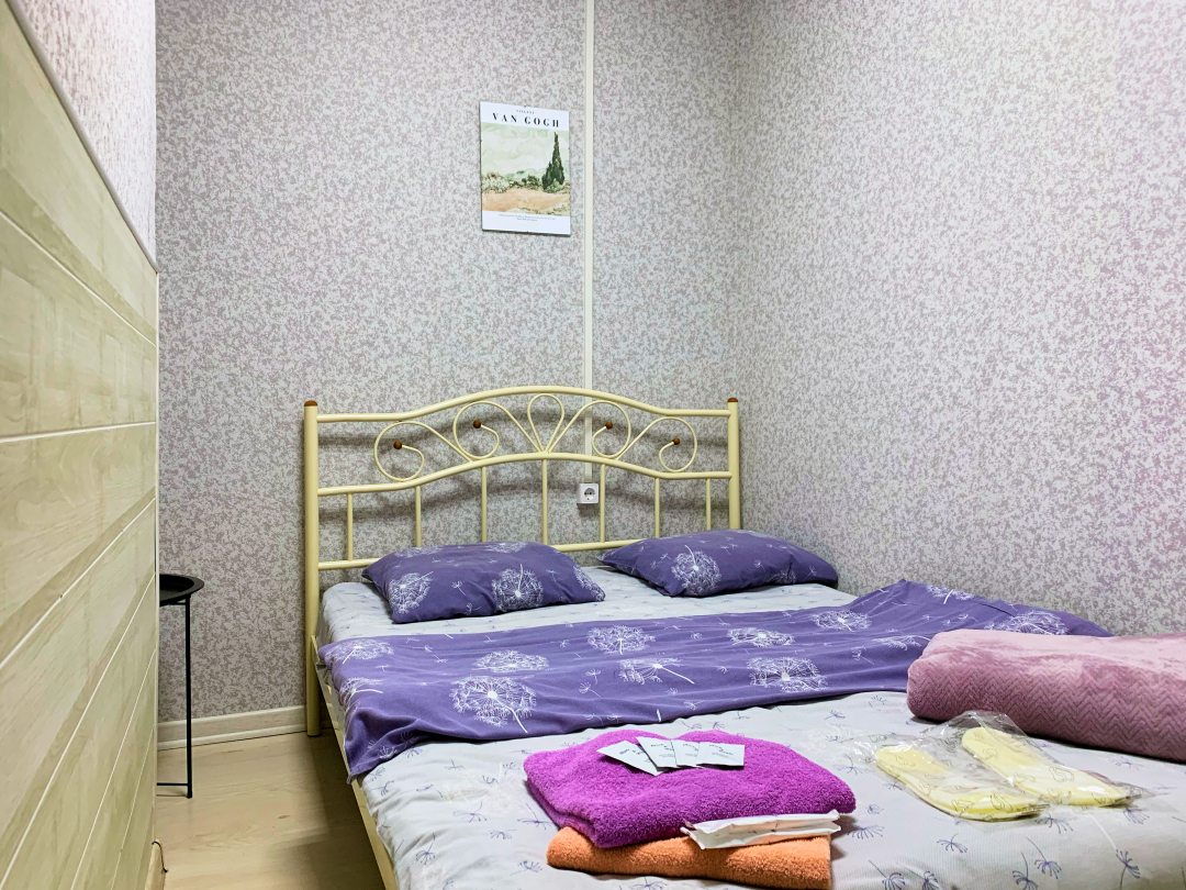 Двухместный (Двухместный номер без окна) мини-отеля Travel Room Римская, Москва