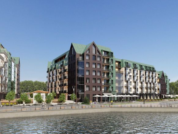 Апартаменты KenigDeluxe Рыбная Деревня Октябрьская