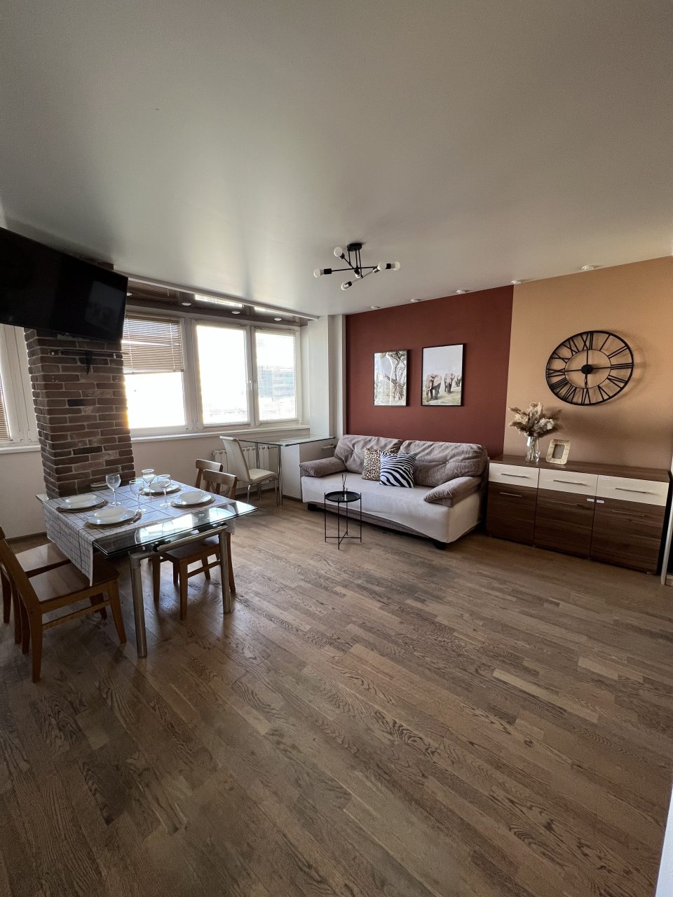 Апартаменты (Квартира-студия 48м² комфорт класса с евроремонтом (9 этаж)), Апартаменты UraganAPART на Новокузнецкой