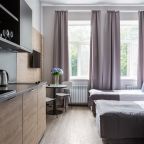 Двухместный (Улучшенный номер с одной двуспальной или двумя односпальными кроватями и мини-кухней), Отель Greenfeel