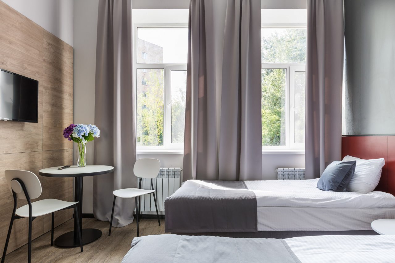 Двухместный (Улучшенный номер с одной двуспальной или двумя односпальными кроватями и мини-кухней), Отель Greenfeel