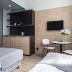 Двухместный (Улучшенный номер с одной двуспальной или двумя односпальными кроватями и мини-кухней), Отель Greenfeel