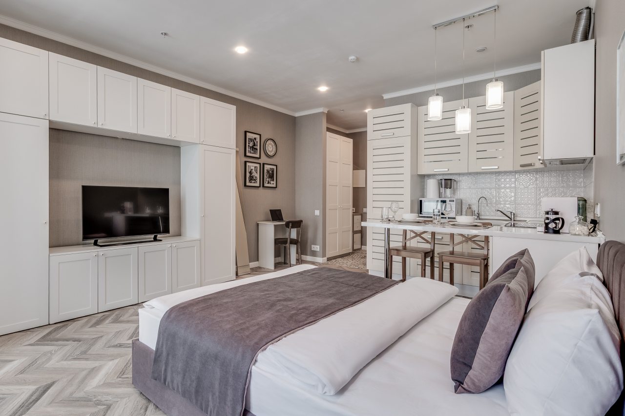 Студио (Комфортные апартаменты для 1-3 гостей), Business apartments на Ходынском бульваре