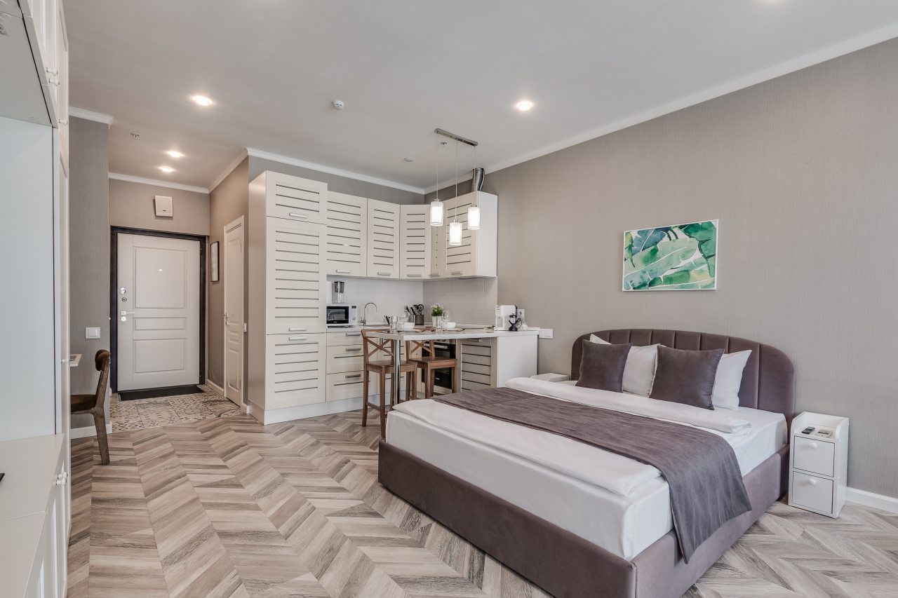 Студио (Комфортные апартаменты для 1-3 гостей), Business apartments на Ходынском бульваре