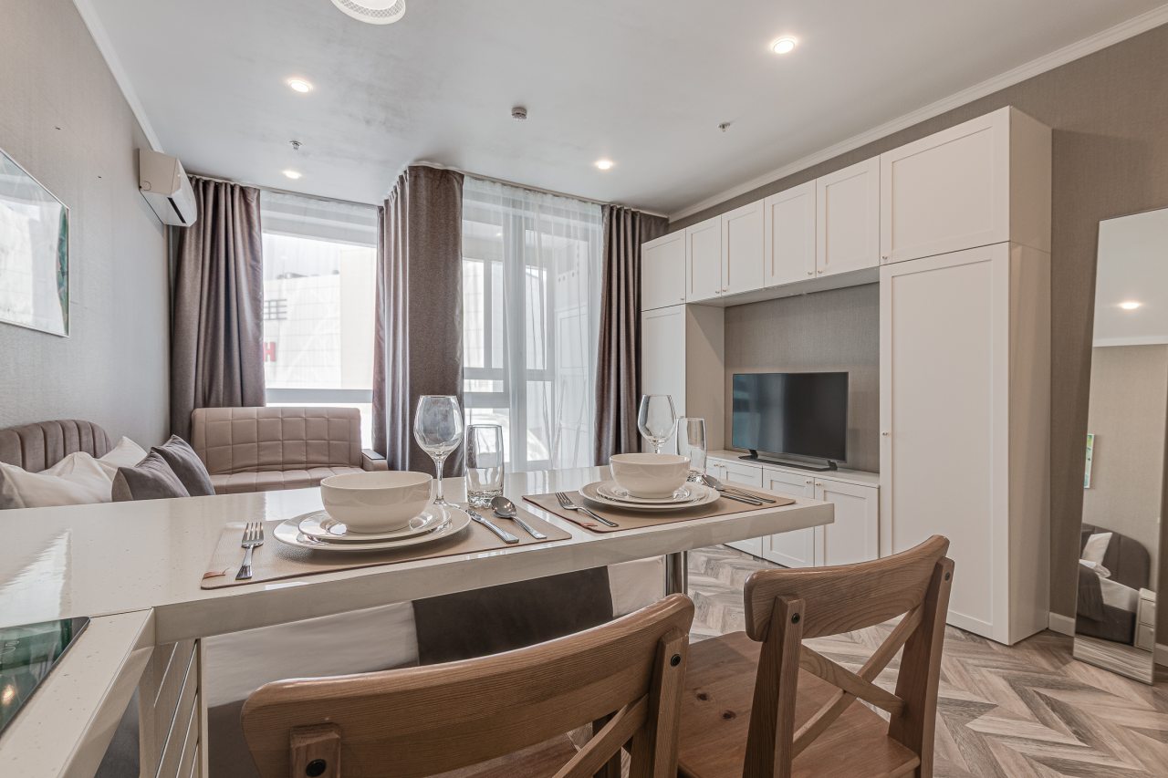 Студио (Комфортные апартаменты для 1-3 гостей), Business apartments на Ходынском бульваре
