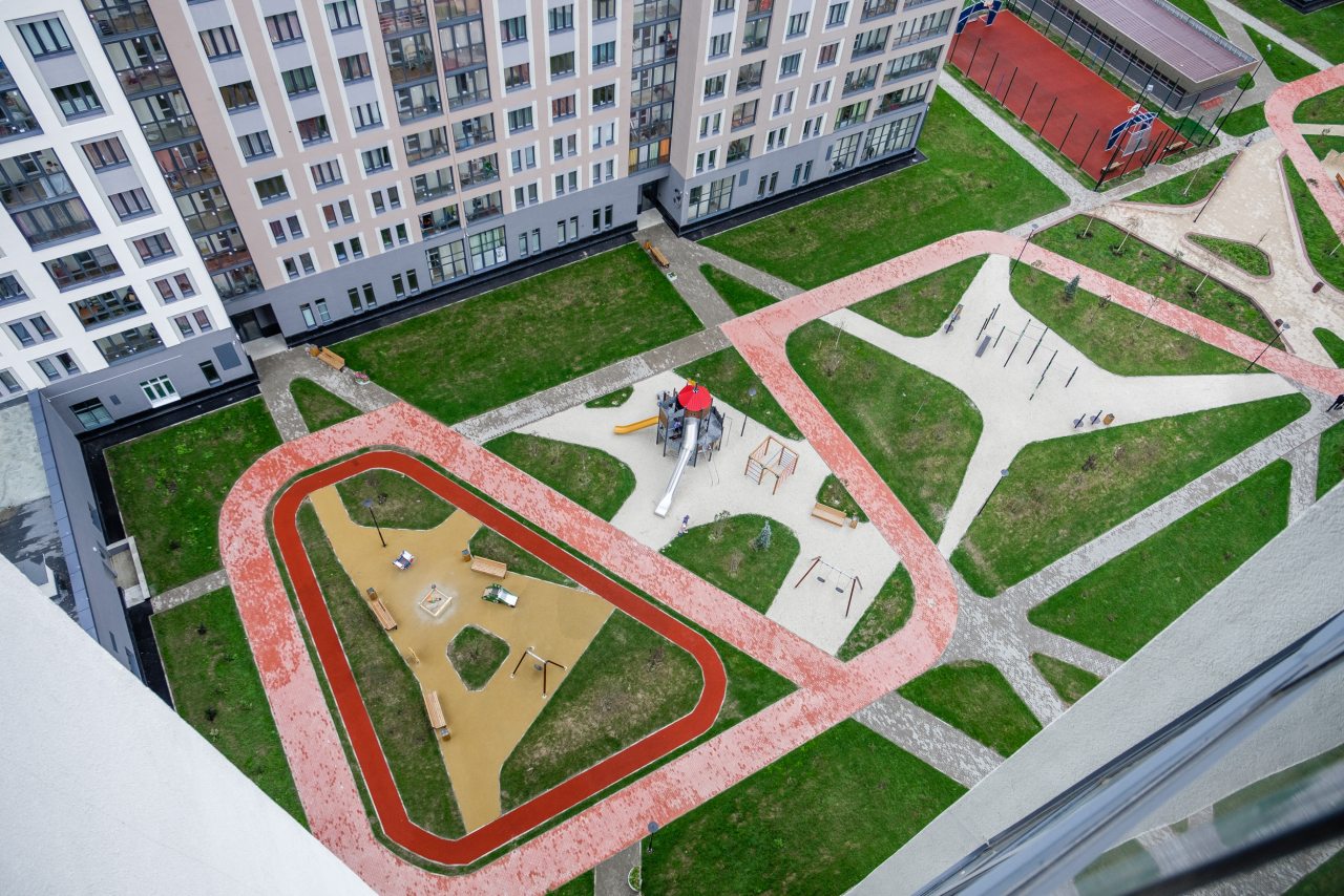 Детская площадка, Апартаменты Greenwood Апарт-сеть UDOBNO V EKB