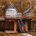 Коттедж (Двойной дом на дереве "Дуэт"), Глэмпинг Vazuza Love