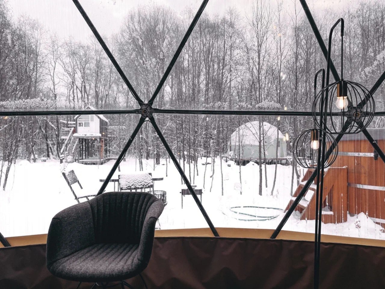 Коттедж (Геокупол Люкс 