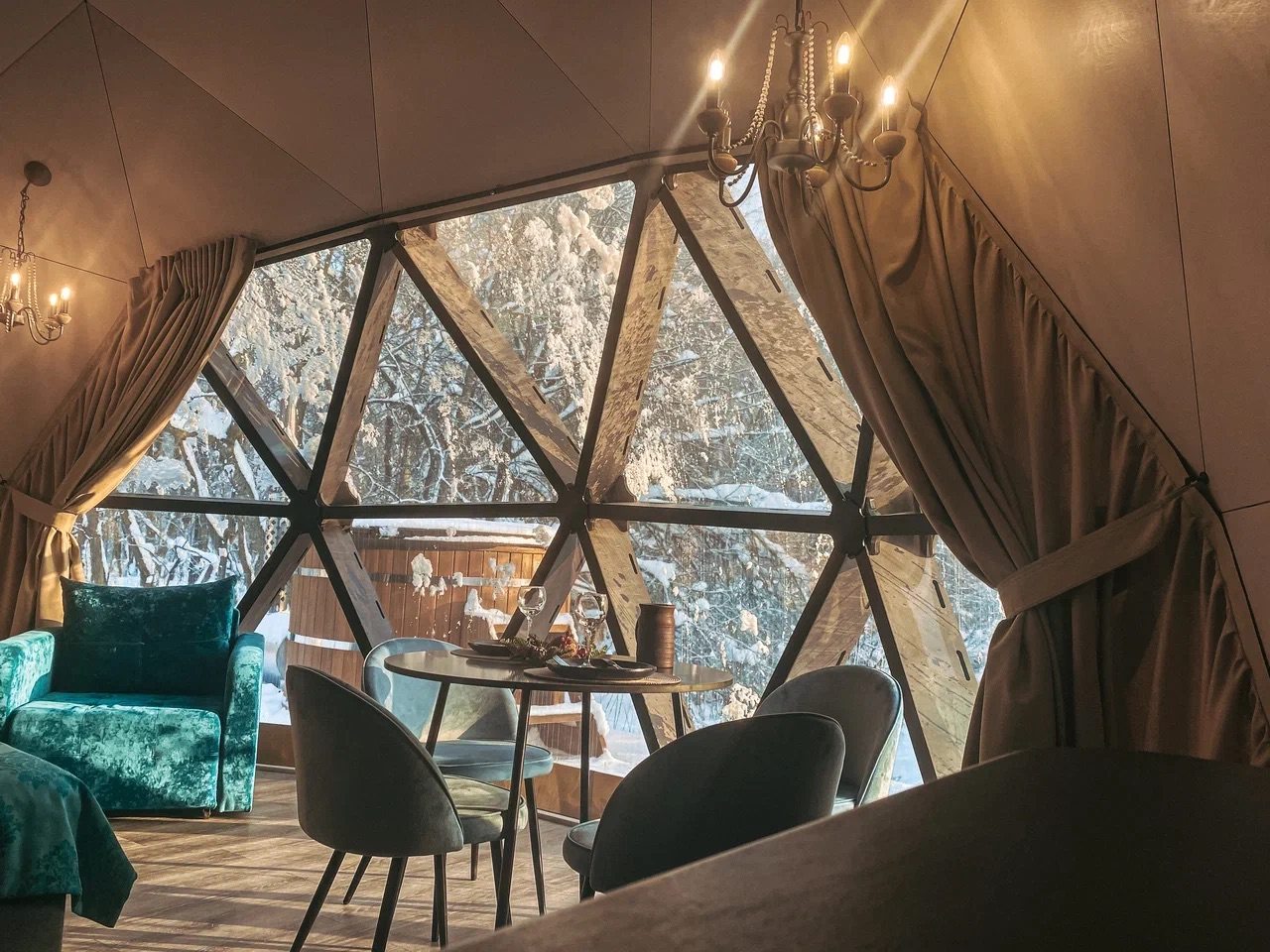 Коттедж (Геокупол Сьют 