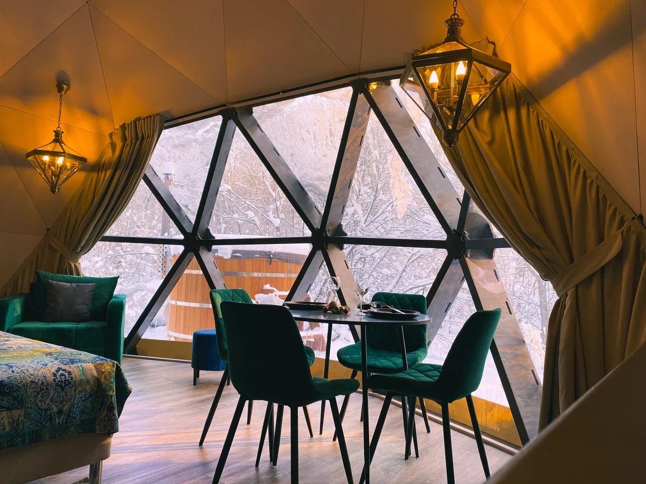 Коттедж (Геокупол Сьют 