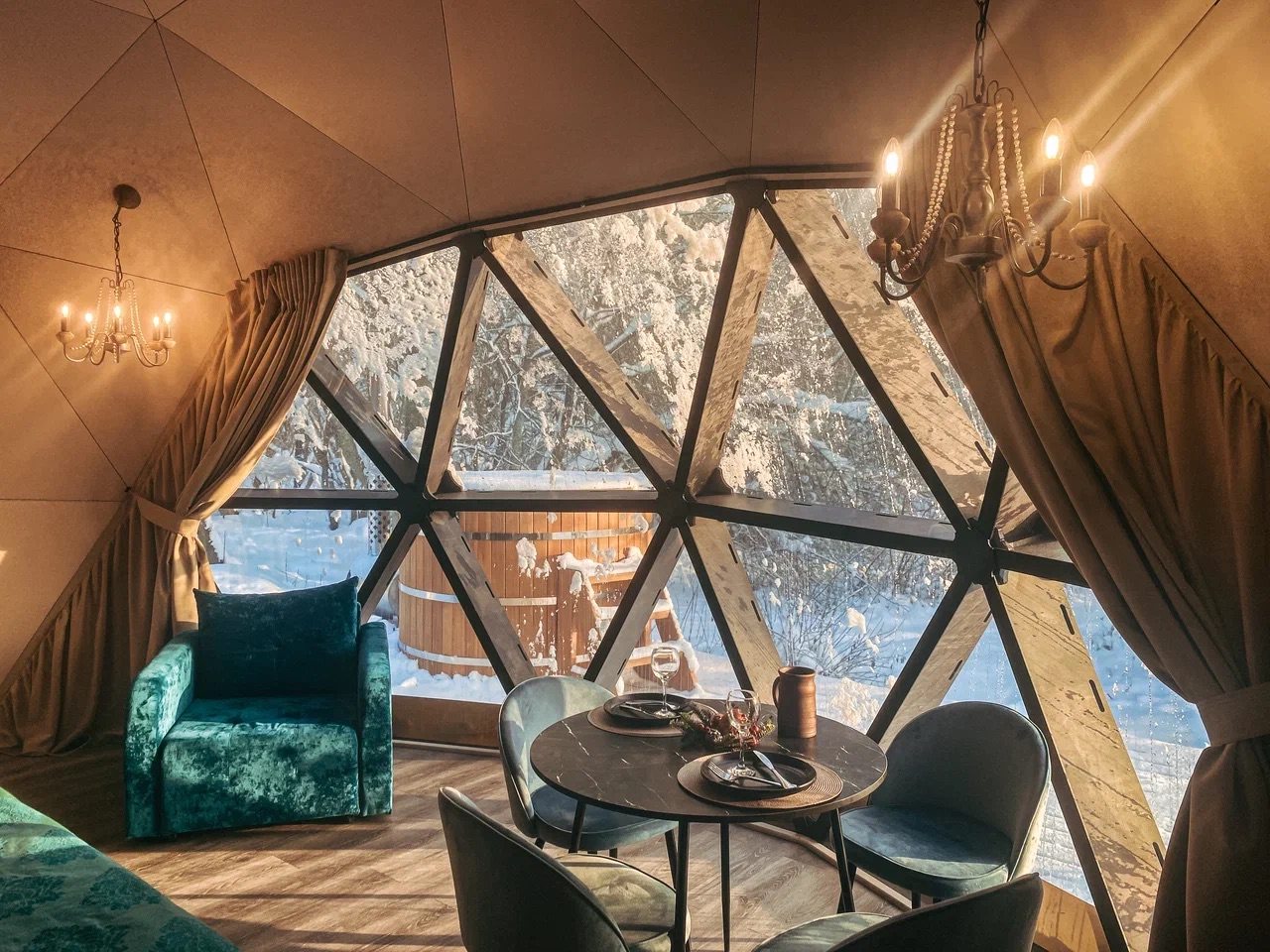 Коттедж (Геокупол Сьют 