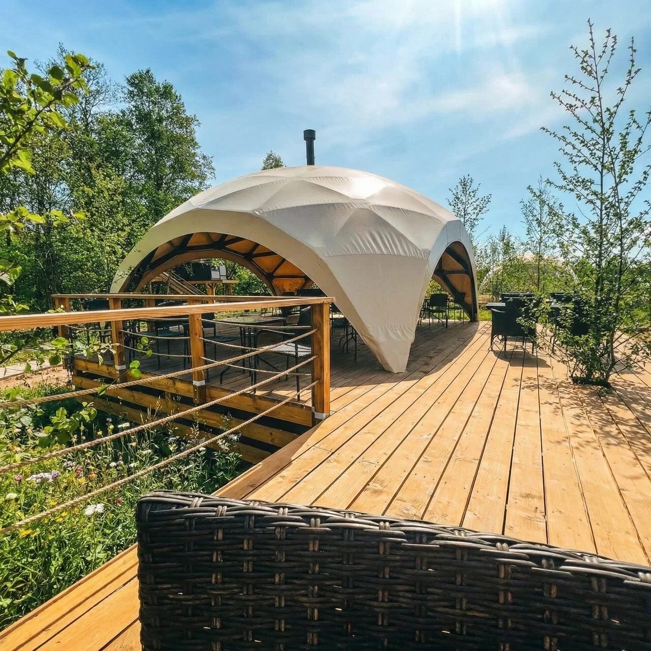 Коттедж (Геокупол Сьют Пряный Марракеш), Глэмпинг Vazuza Love
