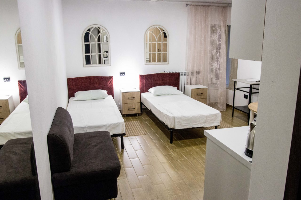 Двухместный (Стандартный двухместный с двумя отдельными кроватями) отеля Арт-отель, Курск