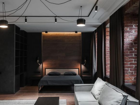 Апартаменты Дизайнерская квартира-студия в стиле Loft