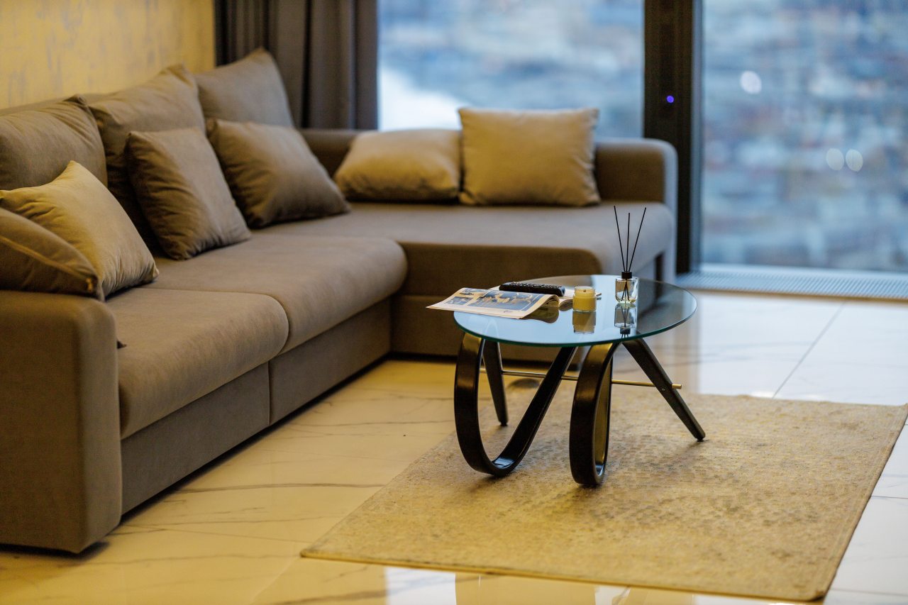 Апартаменты (Двухкомнатный люкс 47 этаж 63 м² ЖК «Neva Towers»), Апарт-отель InPremium