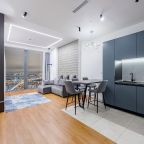 Апартаменты (Двухкомнатный Люкс 43 этаж 70 м² ЖК «Neva Towers»), Апарт-отель InPremium