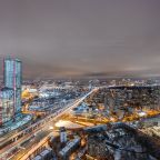 Апартаменты (Двухкомнатный Люкс 43 этаж 70 м² ЖК «Neva Towers»), Апарт-отель InPremium