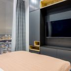 Апартаменты (Двухкомнатный Люкс 43 этаж 70 м² ЖК «Neva Towers»), Апарт-отель InPremium