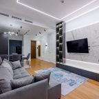 Апартаменты (Двухкомнатный Люкс 43 этаж 70 м² ЖК «Neva Towers»), Апарт-отель InPremium