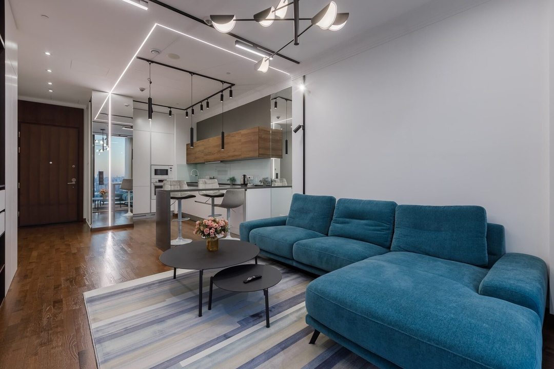 Апартаменты (Двухкомнатный Люкс 36 этаж 70 м² ЖК «Neva Towers»), Апарт-отель InPremium