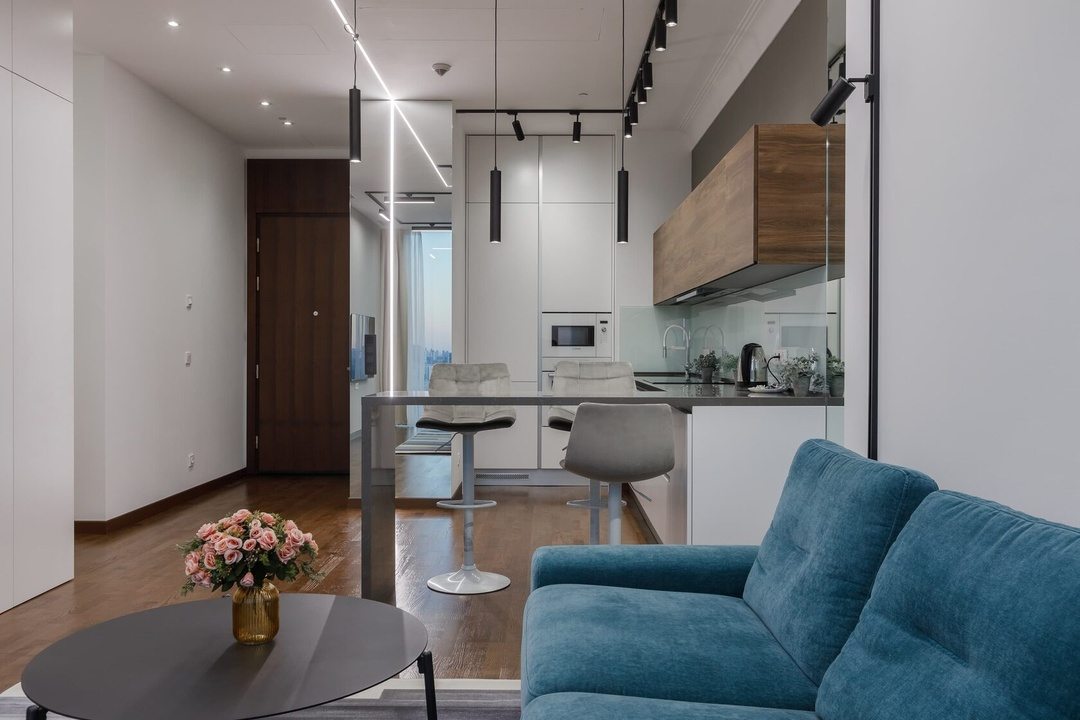 Апартаменты (Двухкомнатный Люкс 36 этаж 70 м² ЖК «Neva Towers»), Апарт-отель InPremium