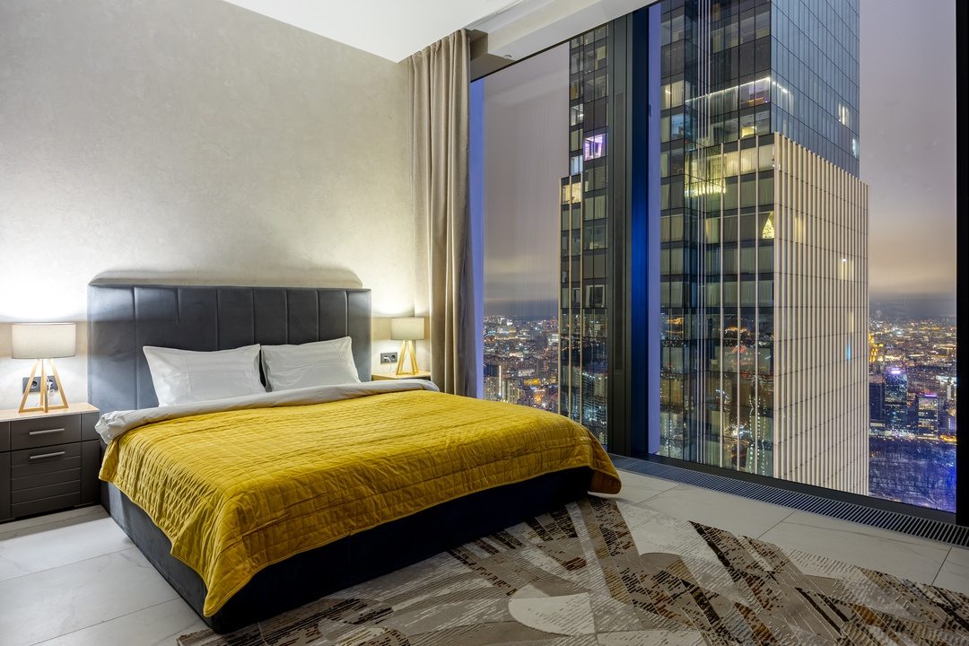 Апартаменты (Однокомнатный Люкс 61 этаж 55 м² ЖК «Neva Towers»), Апарт-отель InPremium