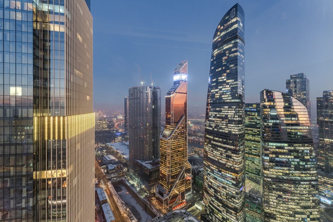 Апартаменты (Однокомнатный Люкс 61 этаж 55 м² ЖК «Neva Towers»), Апарт-отель InPremium