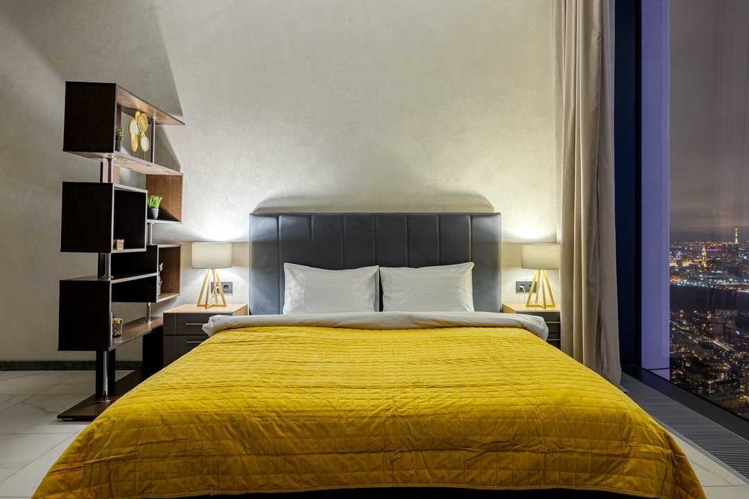 Апартаменты (Однокомнатный Люкс 61 этаж 55 м² ЖК «Neva Towers»), Апарт-отель InPremium