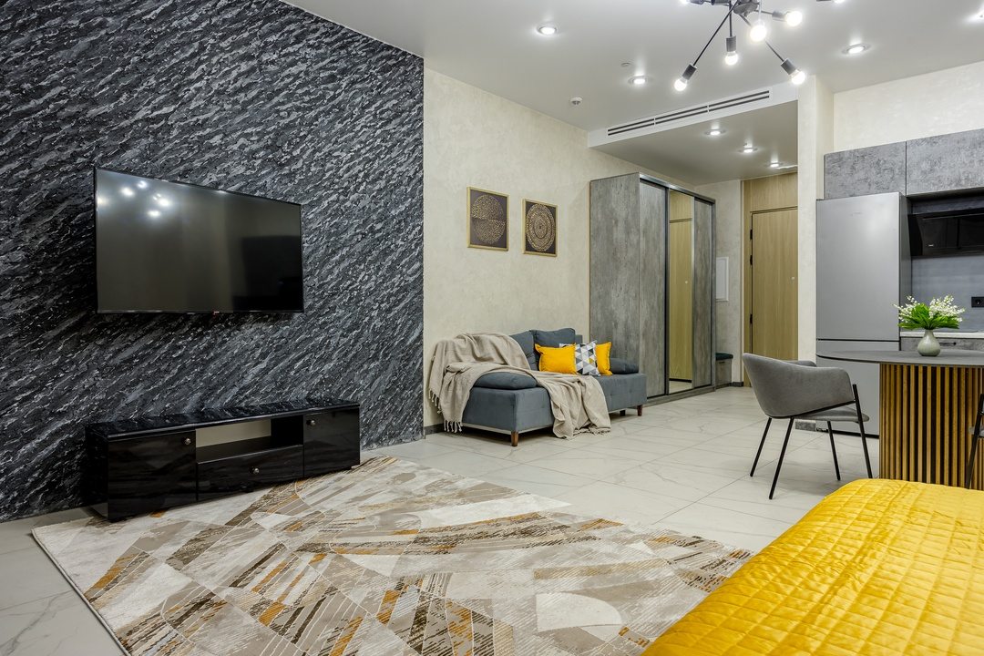 Апартаменты (Однокомнатный Люкс 61 этаж 55 м² ЖК «Neva Towers»), Апарт-отель InPremium