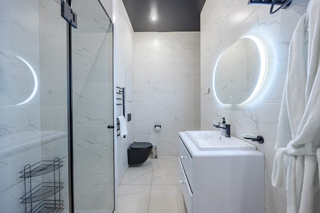 Апартаменты (Однокомнатный Люкс 61 этаж 55 м² ЖК «Neva Towers»), Апарт-отель InPremium