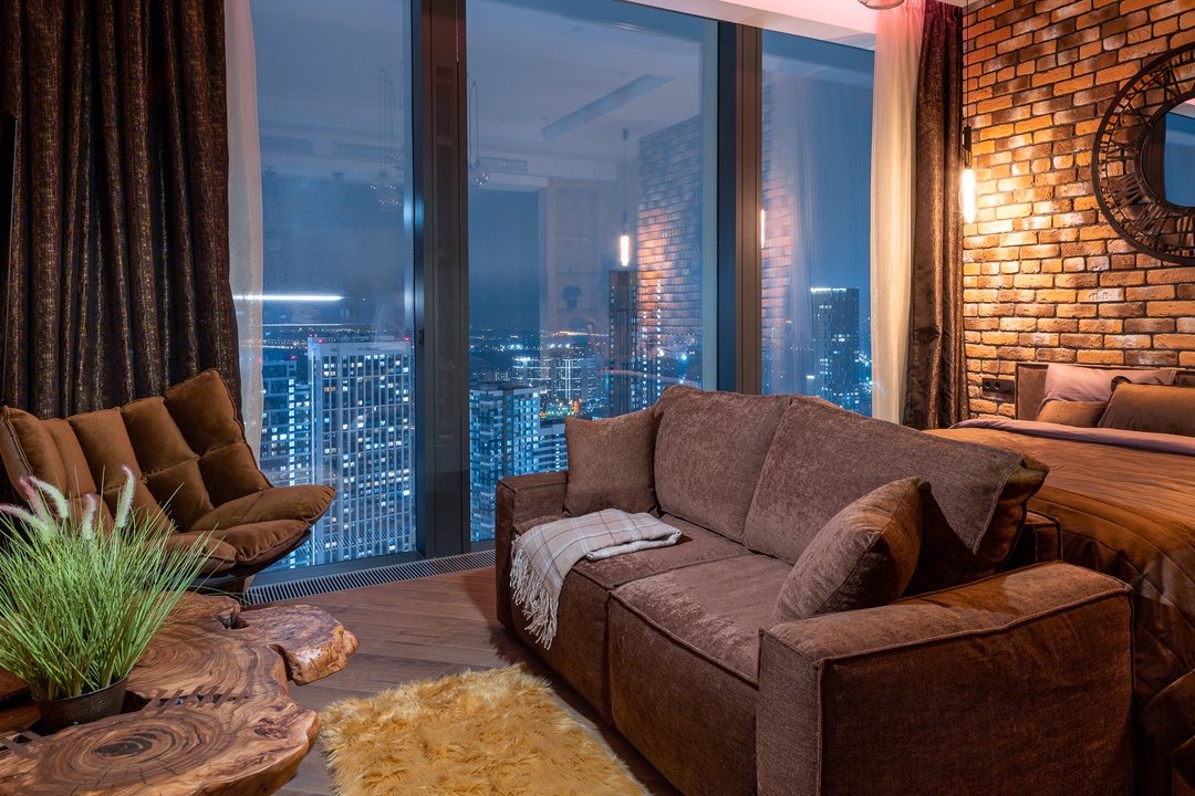 Апартаменты (Однокомнатный Люкс 37 этаж 57 м² ЖК «Neva Towers»), Апарт-отель InPremium