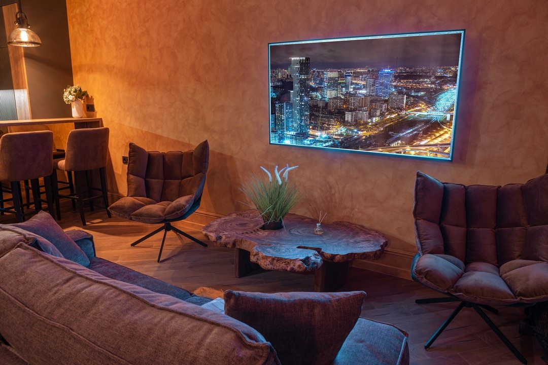 Апартаменты (Однокомнатный Люкс 37 этаж 57 м² ЖК «Neva Towers»), Апарт-отель InPremium