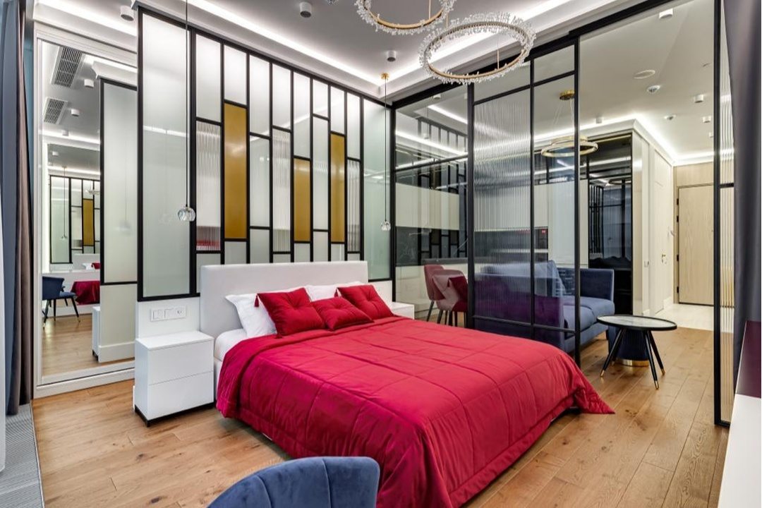 Апартаменты (Однокомнатный Люкс 31 этаж 55 м² ЖК «Neva Towers»), Апарт-отель InPremium