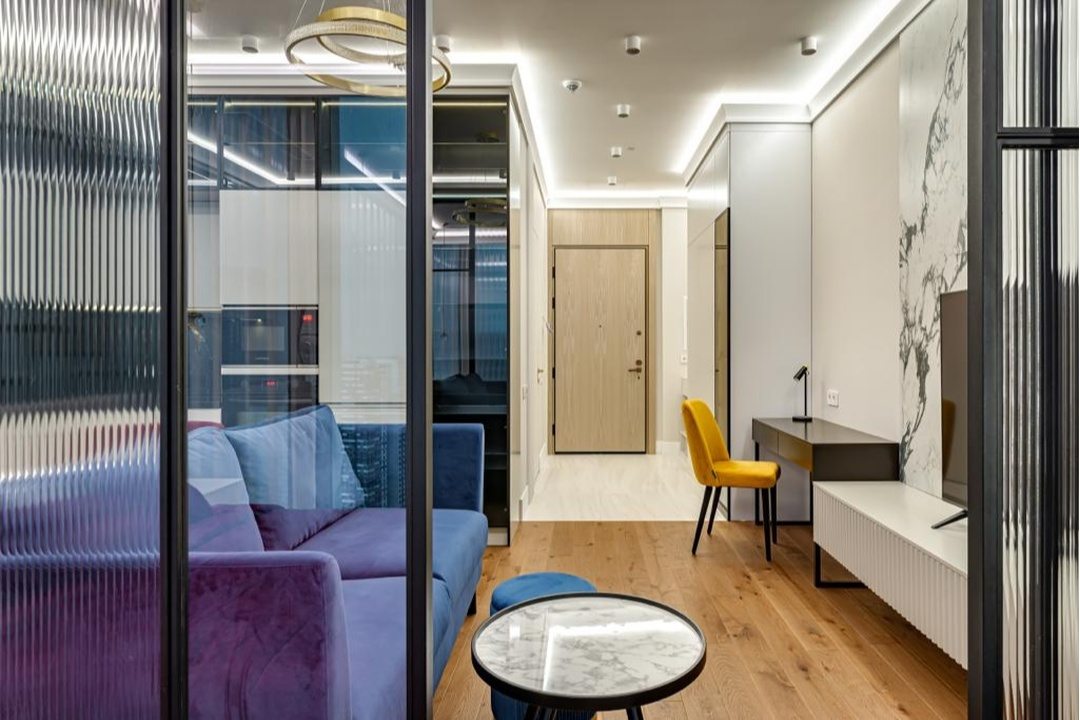 Апартаменты (Однокомнатный Люкс 31 этаж 55 м² ЖК «Neva Towers»), Апарт-отель InPremium