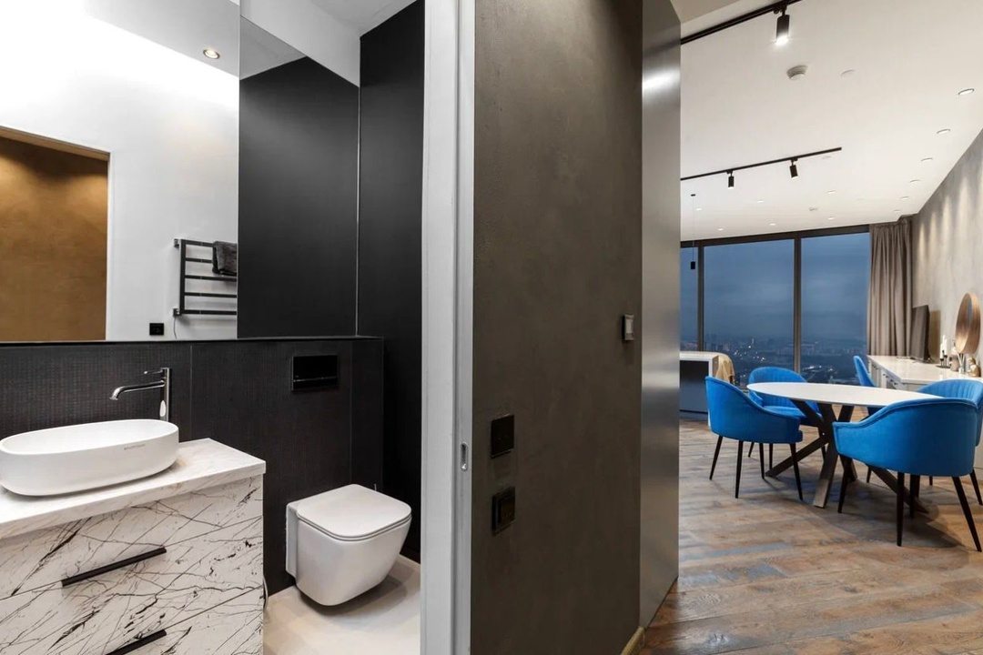 Апартаменты (Однокомнатный Люкс 78 этаж 50 м² ЖК «Федерация»), Апарт-отель InPremium