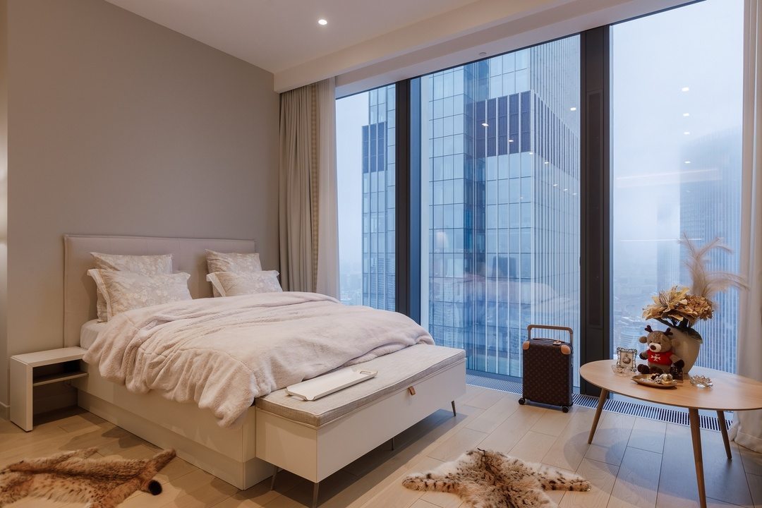 Апартаменты (Однокомнатный Люкс 44 этаж 55 м² ЖК «Neva Towers»), Апарт-отель InPremium