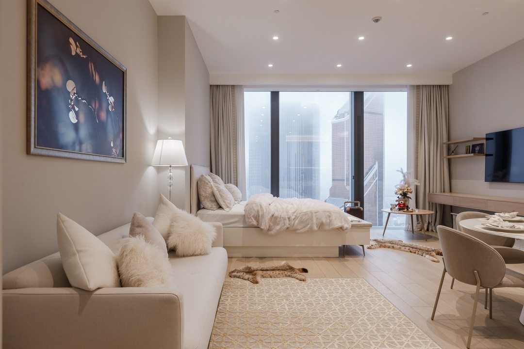 Апартаменты (Однокомнатный Люкс 44 этаж 55 м² ЖК «Neva Towers»), Апарт-отель InPremium