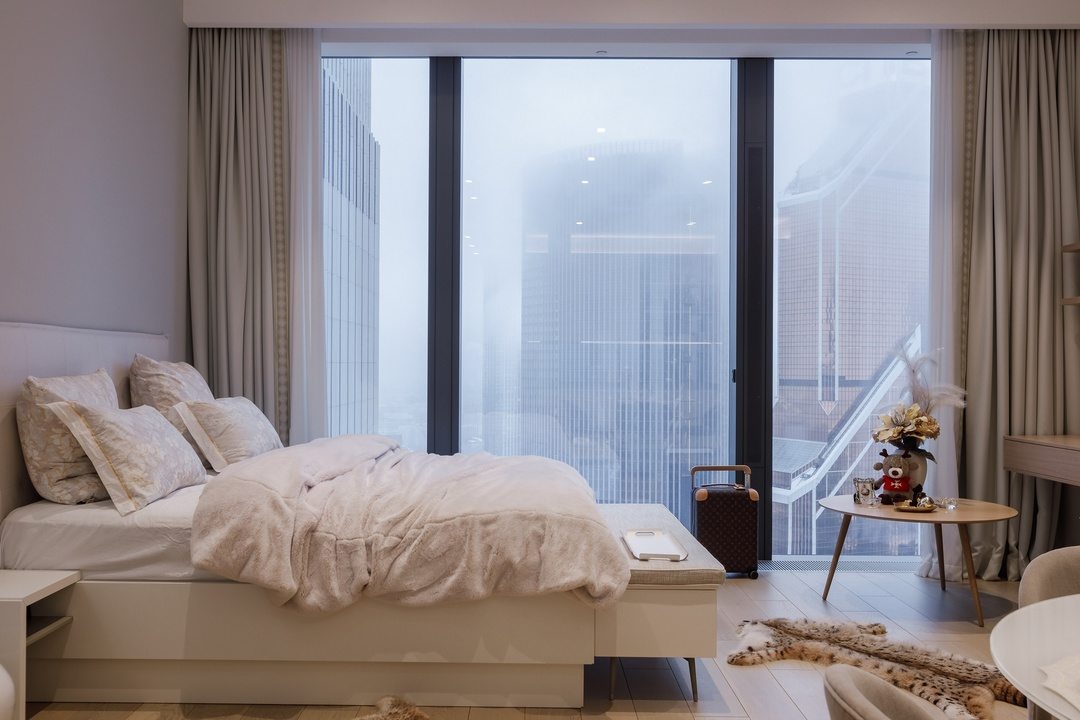 Апартаменты (Однокомнатный Люкс 44 этаж 55 м² ЖК «Neva Towers»), Апарт-отель InPremium