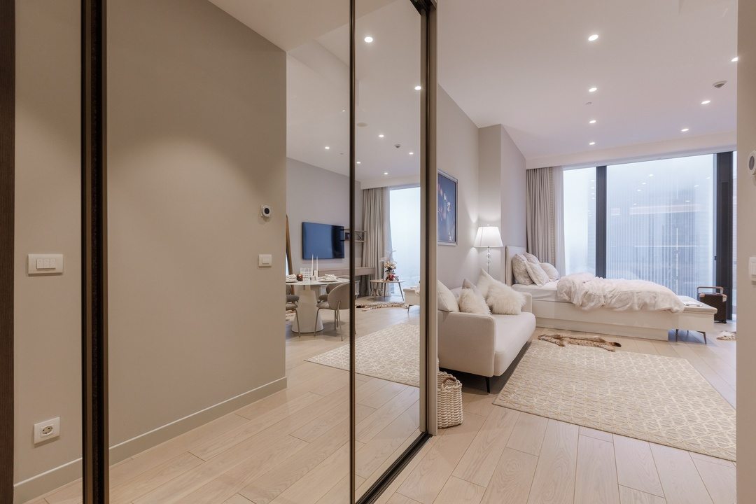 Апартаменты (Однокомнатный Люкс 44 этаж 55 м² ЖК «Neva Towers»), Апарт-отель InPremium